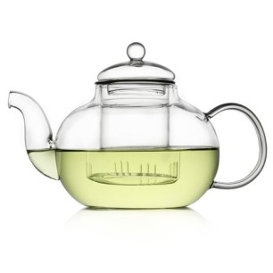 Чайник из жаропрочного стекла Тюльпан 550 мл, со стеклянной колбой